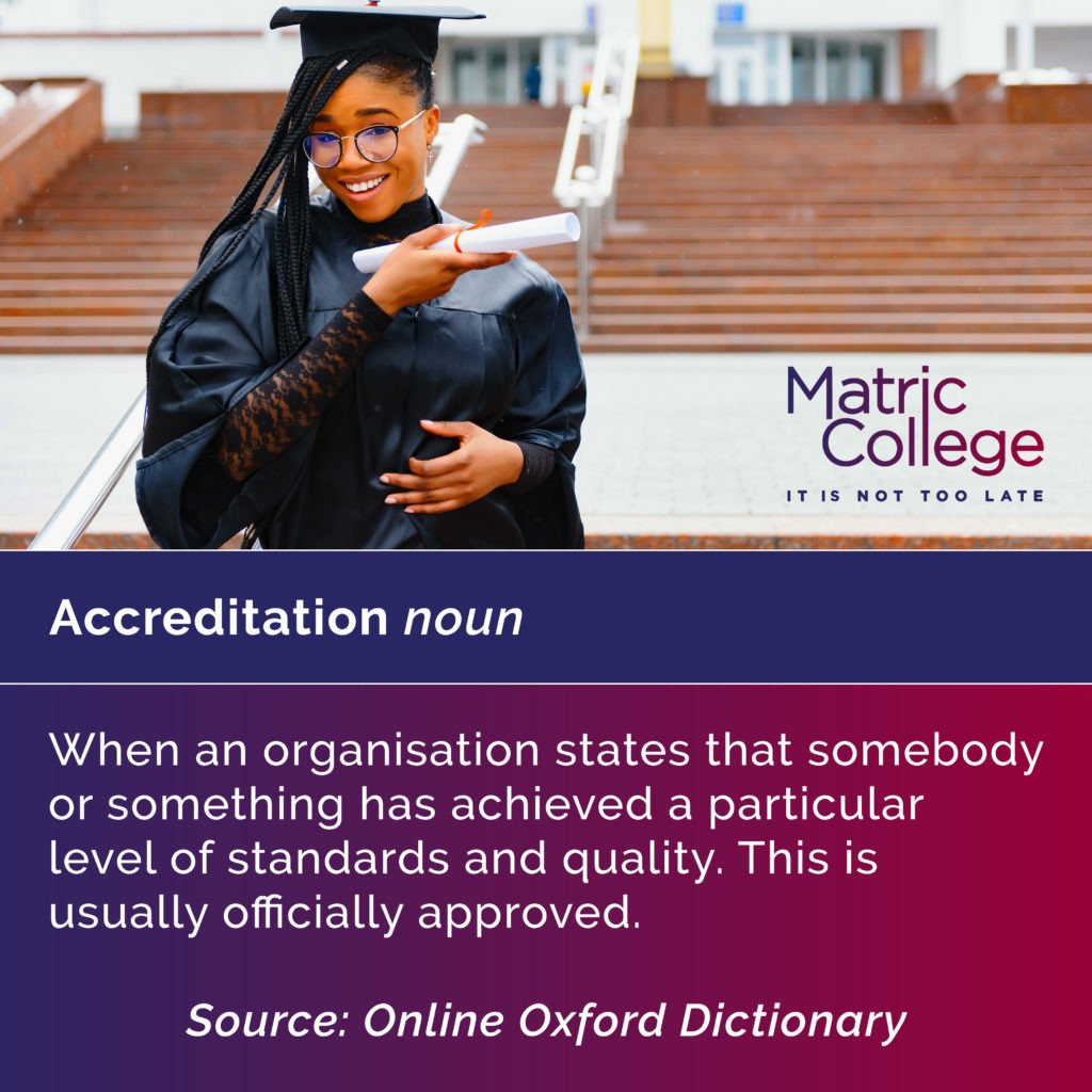 Accreditation Online Oxford Dictionary